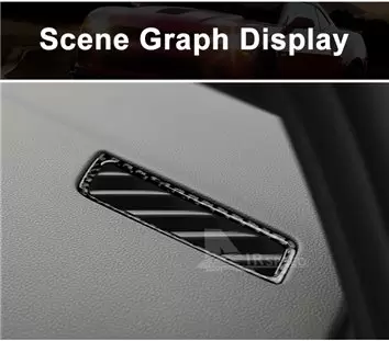 Volkswagen Golf VIII CD 2019 up 3D Decor de carlinga su interior del coche 31-Partes