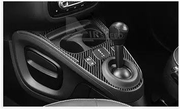 Smart Fortwo 453 2018-2024 3D Interior Dashboard Trim Kit Dash Trim Dekor 11-Parts