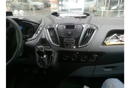 Ford Transit Custom 01.2014 3D Decor de carlinga su interior del coche 22-Partes