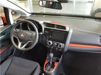 Honda Jazz 2014-2018 Full Set, With NAVI or 2DIN tape Decor de carlinga su interior