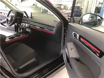 Honda Civic XI 2022-2024 Interior WHZ Dashboard trim kit 17 Parts