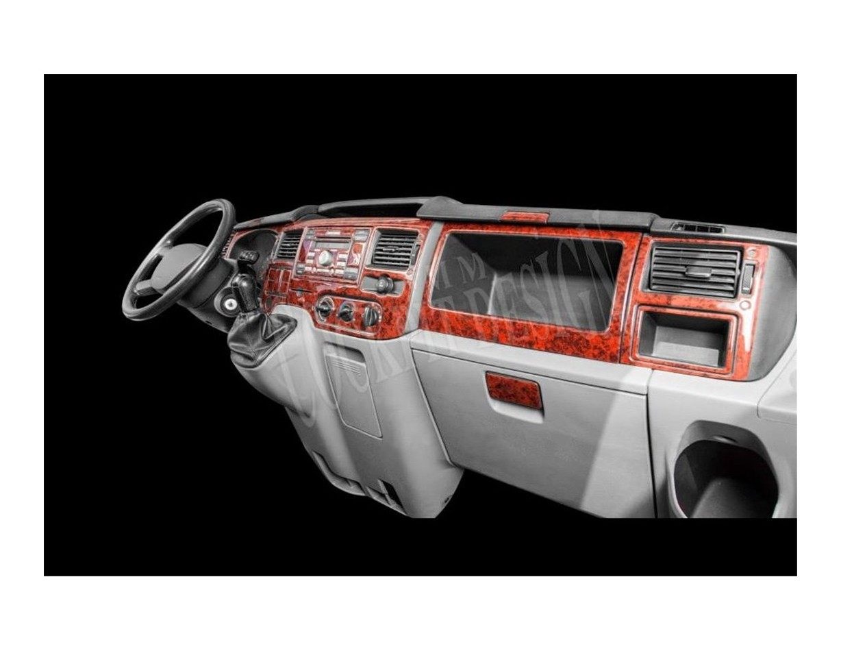 Ford Transit Journey 09.06 - 08.10 Kit Rivestimento Cruscotto all'interno del veicolo Cruscotti personalizzati 23-Decori