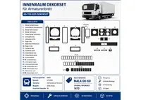 MAN LE 2000 2002+ kit cruscotto 3D, 60 pezzi