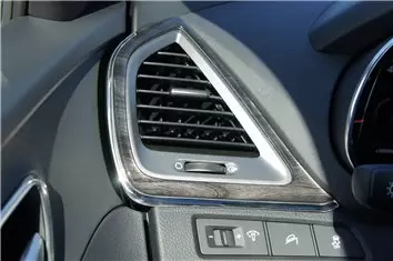 Hyundai Santa Fe 2013-UP Full Set, Without NAVI, Climate-Control With Display, Without 3 row seats Decor de carlinga su interior