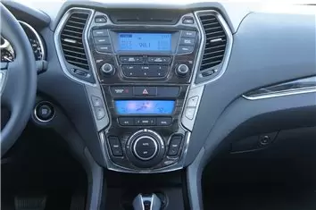 Hyundai Santa Fe 2013-UP Full Set, Without NAVI, Climate-Control With Display, Without 3 row seats Decor de carlinga su interior