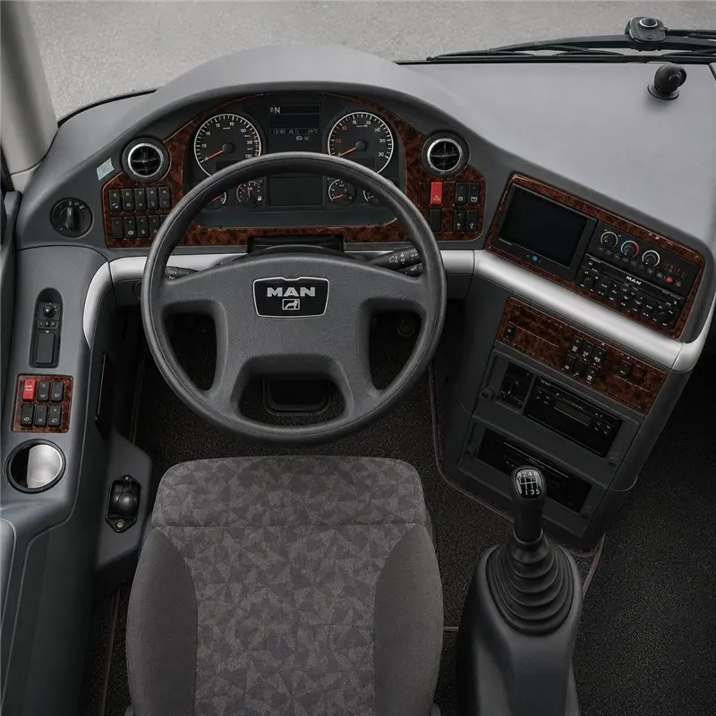 MAN Tourliner 2008+ 3D dashboard trim kit, 30 parts