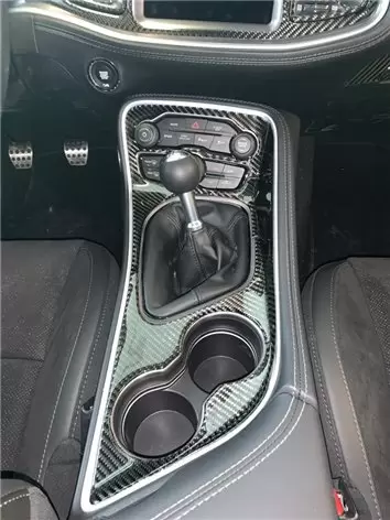 Dodge Challenger 2015-2023 Decor de carlinga su interior del coche 24 Partes