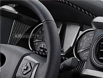 Toyota Tacoma 2016-2020 3D Interior Dashboard Trim Kit Dash Trim Dekor 78-Parts