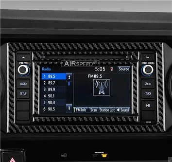 Toyota Tacoma 2016-2021 Interior WHZ Dashboard trim kit 29 Parts Toyota Tacoma 2016-2021 Interior WHZ Dashboard trim kit 29 Parts