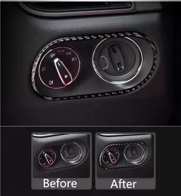 بورش ماكان 2014-2021 طقم حواف لوحة القيادة الداخلية ثلاثية الأبعاد Dash Trim Dekor 38-Parts 2