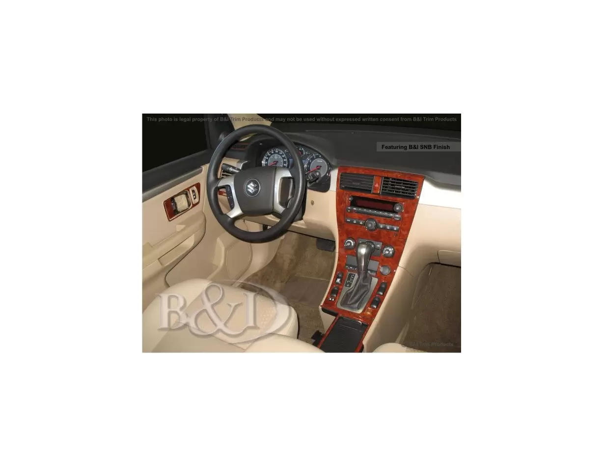 Suzuki XL7 2007-UP Full Set Interior BD Dash Trim Kit