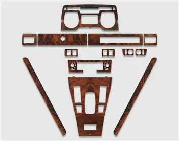 Jaguar XJS 1982-1992 Full Set, Automatic Gear, Shifter Type 1 Interior BD Dash Trim Kit