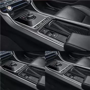 Jaguar XE 2017-2018 Full Set BD Interieur Dashboard Bekleding Volhouder-43-Pcs