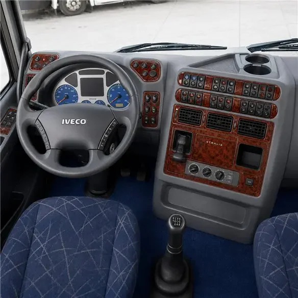 Iveco Stralis 2002-2007 3D dashboard trim kit, 73 parts