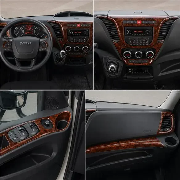 Iveco Daily 2014+ 3D dashboard trim kit, 38 parts