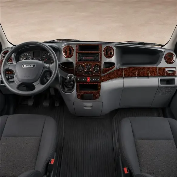 Iveco Daily 2007+ 3D dashboard trim kit, 29 parts