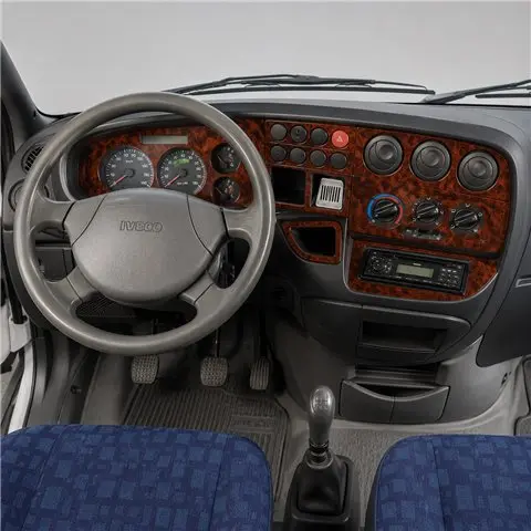 Iveco Daily City 1999-2007 3D dashboard trim kit, 8 parts