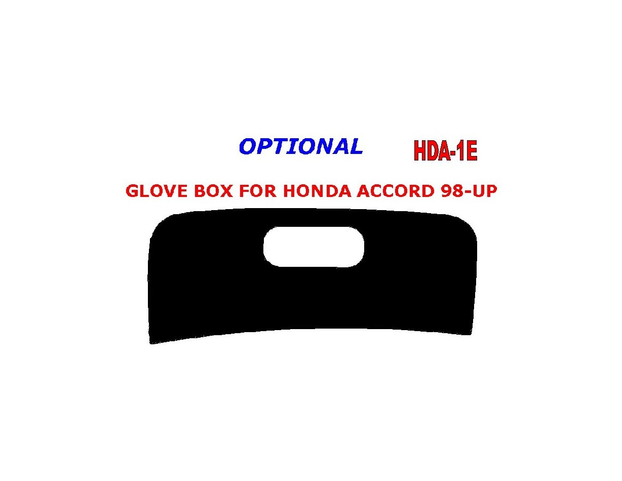 Honda Accord 1998-2000 glowe-box Interior BD Dash Trim Kit