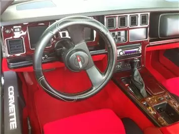 Chevrolet Corvette C4 1986-1989 Juego completo, kit de molduras de tablero BD interior con engranaje automático