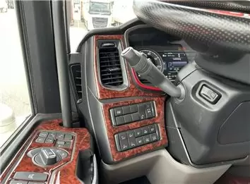 Scania NG-Series ab 2016 Mittelkonsole Armaturendekor Cockpit Dekor 17-Teilige - 2- Cockpit Dekor Innenraum