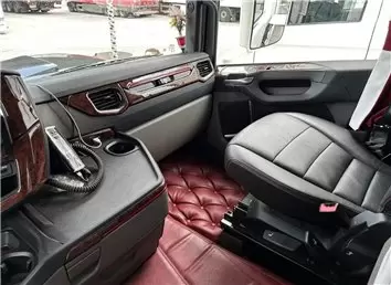 Scania NG-Series ab 2016 Mittelkonsole Armaturendekor Cockpit Dekor 17-Teilige - 3- Cockpit Dekor Innenraum