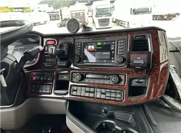 Scania NG-Series ab 2016 Mittelkonsole Armaturendekor Cockpit Dekor 17-Teilige - 5- Cockpit Dekor Innenraum