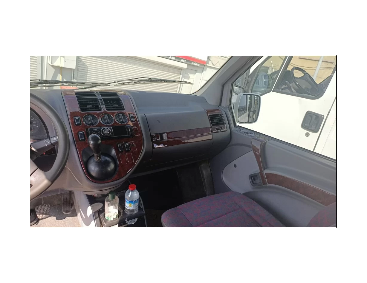 Innenraum Dekor Cockpit für Mercedes Vito W638 1996-2003 Wurzelholz Op