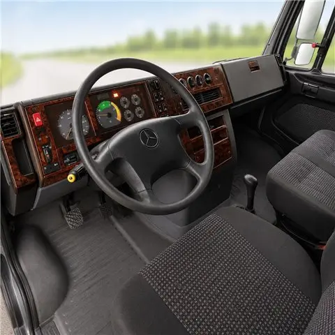 Mercedes 814 Vario 1996+ 3D Armaturenbrett-Dekor-Set, 35 Teile