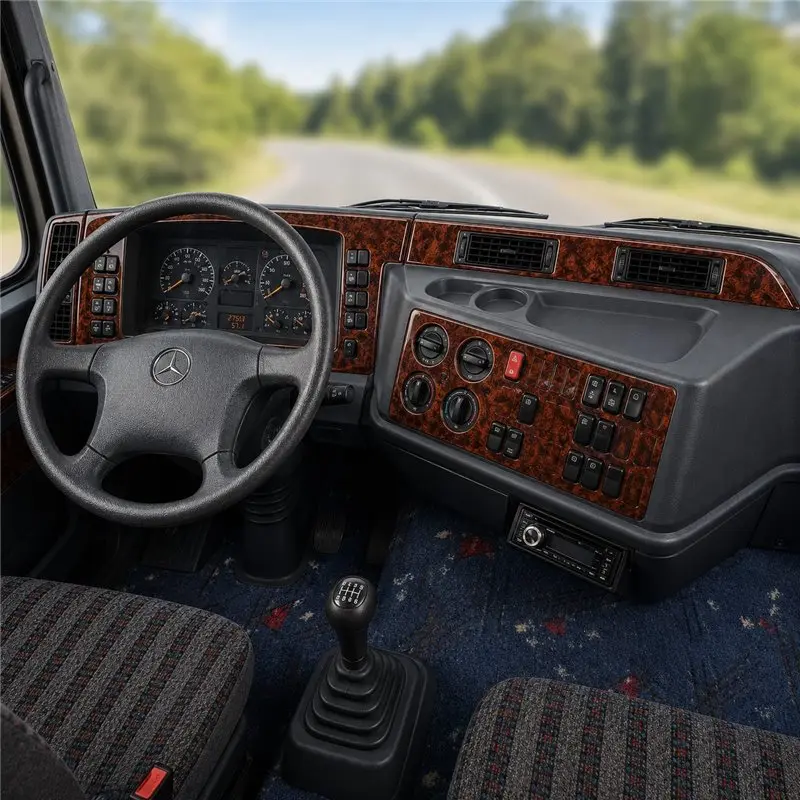 Mercedes Actros 2000-2003 3D dashboard sierlijstset, 44 delen