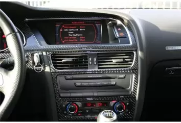 Audi A6 2005-2011 3D Inleg dashboard Interieurset aansluitend en pasgemaakt op he 25 -Teile