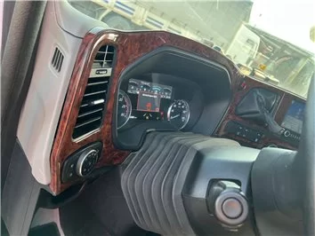 Ford F-MAX Desde 2018 Kit de molduras de tablero interior 3D Decoración de tablero 14 piezas