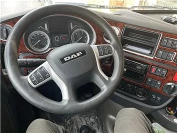 Daf XF106/116 2013 3D Interior Dashboard Trim Kit Dash Trim Dekor 23 Parts Daf XF106/116 2013 3D Interior Dashboard Trim Kit Dash Trim Dekor 23 Parts