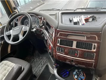 Daf XF106/116 2013 3D Interior Dashboard Trim Kit Dash Trim Dekor 23 Parts Daf XF106/116 2013 3D Interior Dashboard Trim Kit Dash Trim Dekor 23 Parts