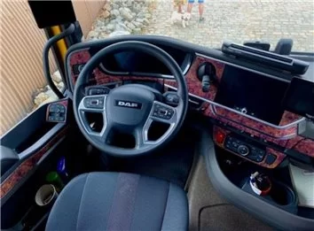 Daf XF XG XG-Plus 2021 3D Decor de carlinga su interior del coche 27-Partes