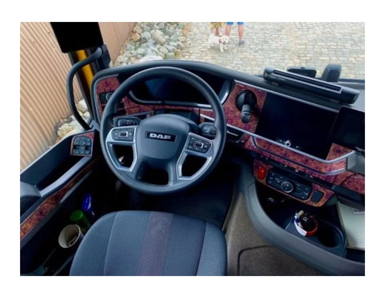Daf XF XG XG-Plus 2021 3D Decor de carlinga su interior del coche 27-Partes