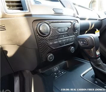 Ford Ranger 2019-2024 Raptor 3D Decor de carlinga su interior del coche 14-Partes