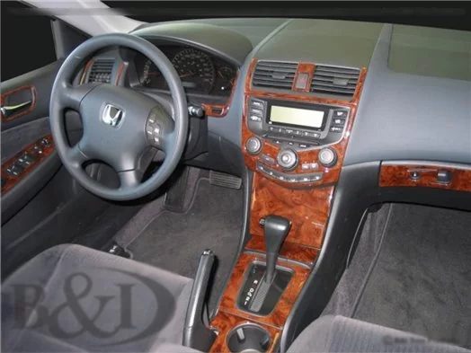 Honda Accord 2003-2007 Full Set, With Nav system Interior BD Dash Trim Kit