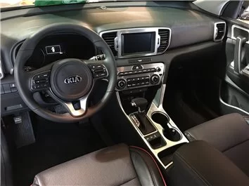 Kia Sportage 2017-2019 Digi-Clima Interior WHZ Armaturenbrett-Dekorationsset 18 Teile Kia Sportage 2017-2019 Digi-Clima Interior WHZ Armaturenbrett-Dekorationsset 18 Teile