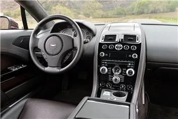 Aston Martin Rapide 2014 3D Inleg dashboard Interieurset aansluitend en pasgemaakt op he 6-Parts