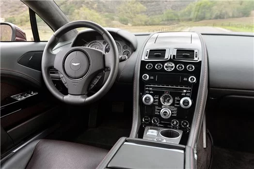 Aston Martin Rapide 2014 Inleg dashboard Interieurset WHZ aansluitend en pasgemaakt op dashboard 6-Onderdelen