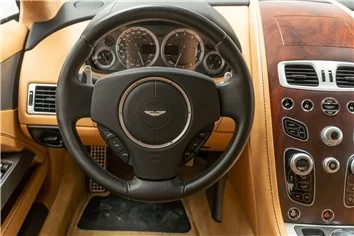 Aston Martin Vanquish 2017 3D Decor de carlinga su interior del coche 3-Partes