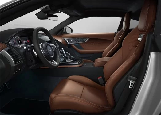 Jaguar F-Type R 2018-UP Volledige set dashboardbekledingsset voor interieur, 12 onderdelen