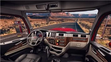 Peterbilt 579 Truck - Year 2022 Interior Cabin Style Full Dash trim kit