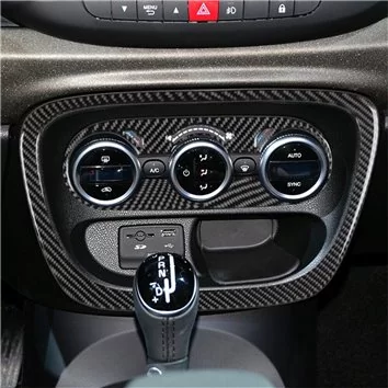 Fiat 500L 2012â€“2018 3D Decor de carlinga su interior del coche 39-Partes