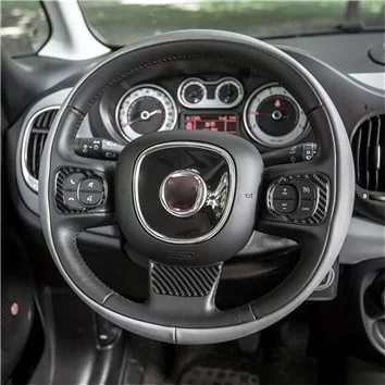 Fiat 500L 2012â€“2018 3D Decor de carlinga su interior del coche 39-Partes