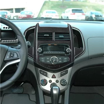 Chevrolet Aveo T300 2012–2020 Inleg dashboard Interieurset aansluitend en pasgemaakt 21 Delen