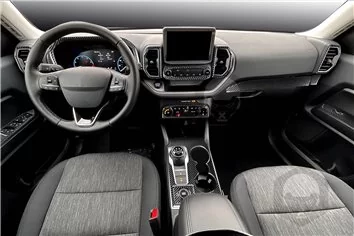 Ford Bronco Sport 2021-2024 3D Decor de carlinga su interior del coche 29-Partes