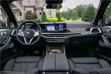 BMW X7 G07 2022 snijsjabloon voor interieurwrap
