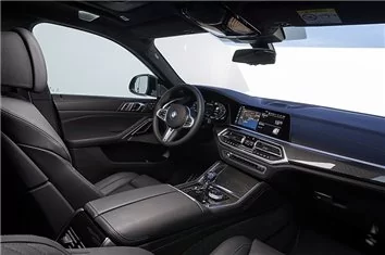 BMW X6 G06 2019 auto-interieur wrap snijsjabloon