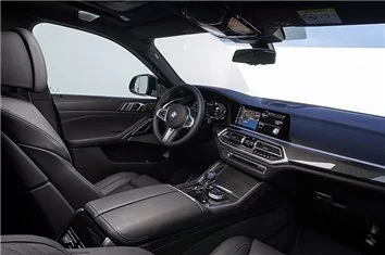 Schneidevorlage für die Innenraumfolie für BMW X6 G06 2019